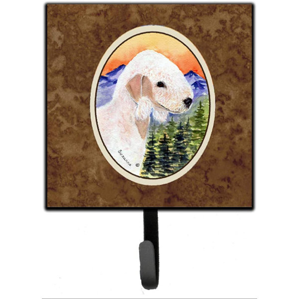 Bedlington Terrier Dog Metal Ornamental Hanging Bracket 
