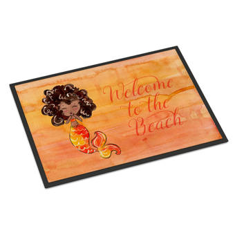 Highland Dunes Lococo Big Palm 30 X 50 Non Slip Indoor Outdoor Door Mat Wayfair