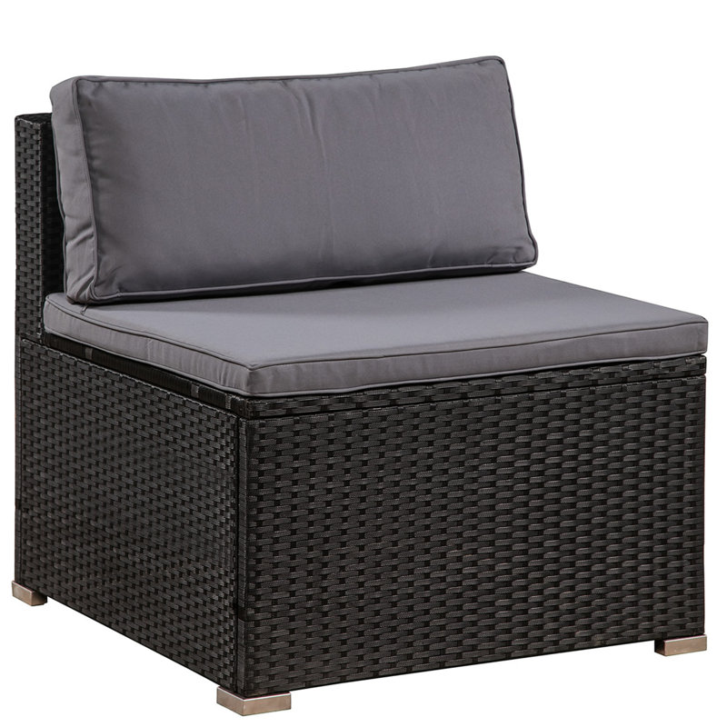 Latitude Run Deaven Patio 7 Piece Sectional Seating Group With Cushions Wayfair
