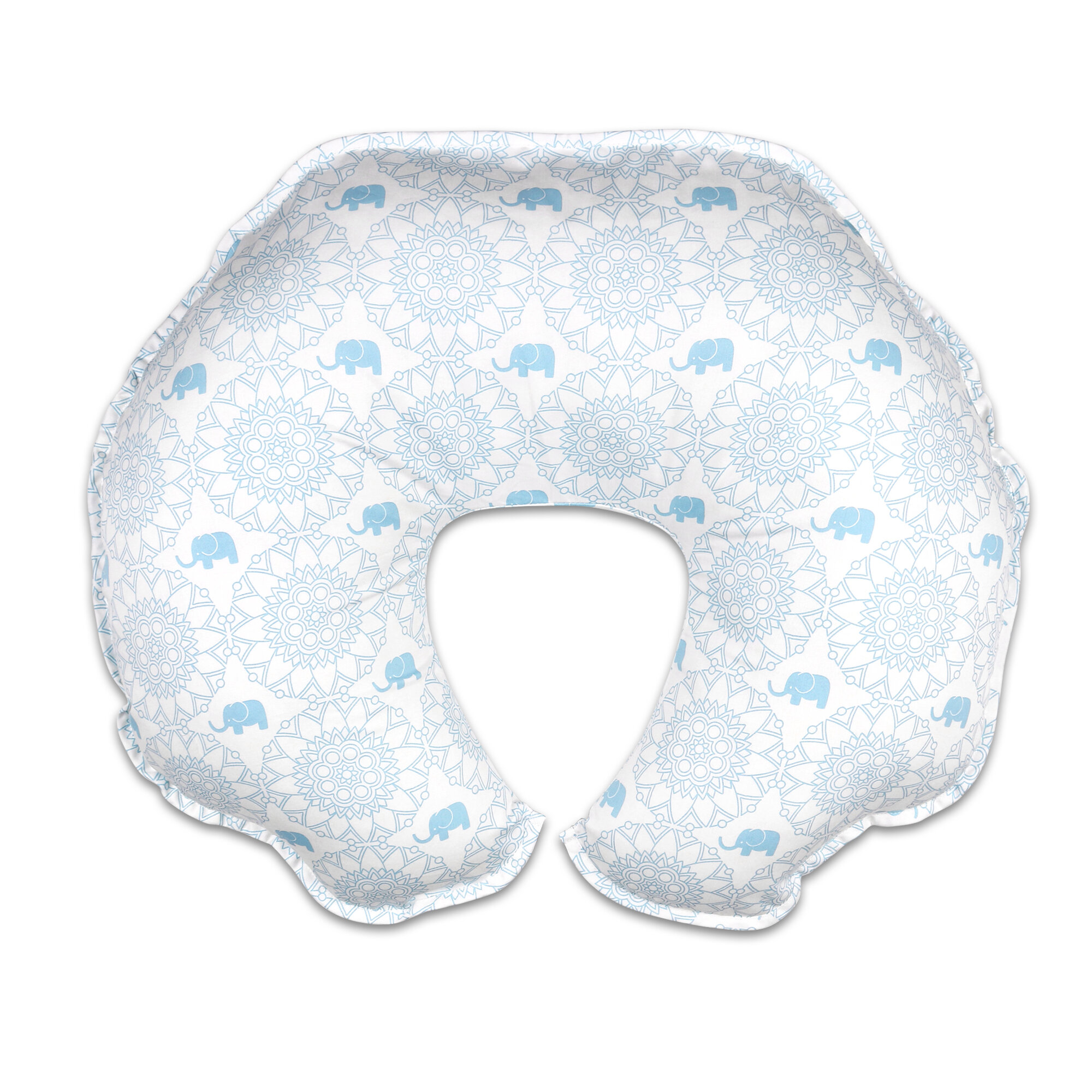 Baby Head Shaping Pillow Memory Foam Pillow. NewPI Baby Pillow Baby Head Shaping Prevent Flat Head Blue