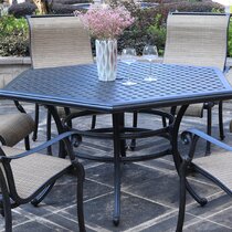 high top patio table with umbrella hole