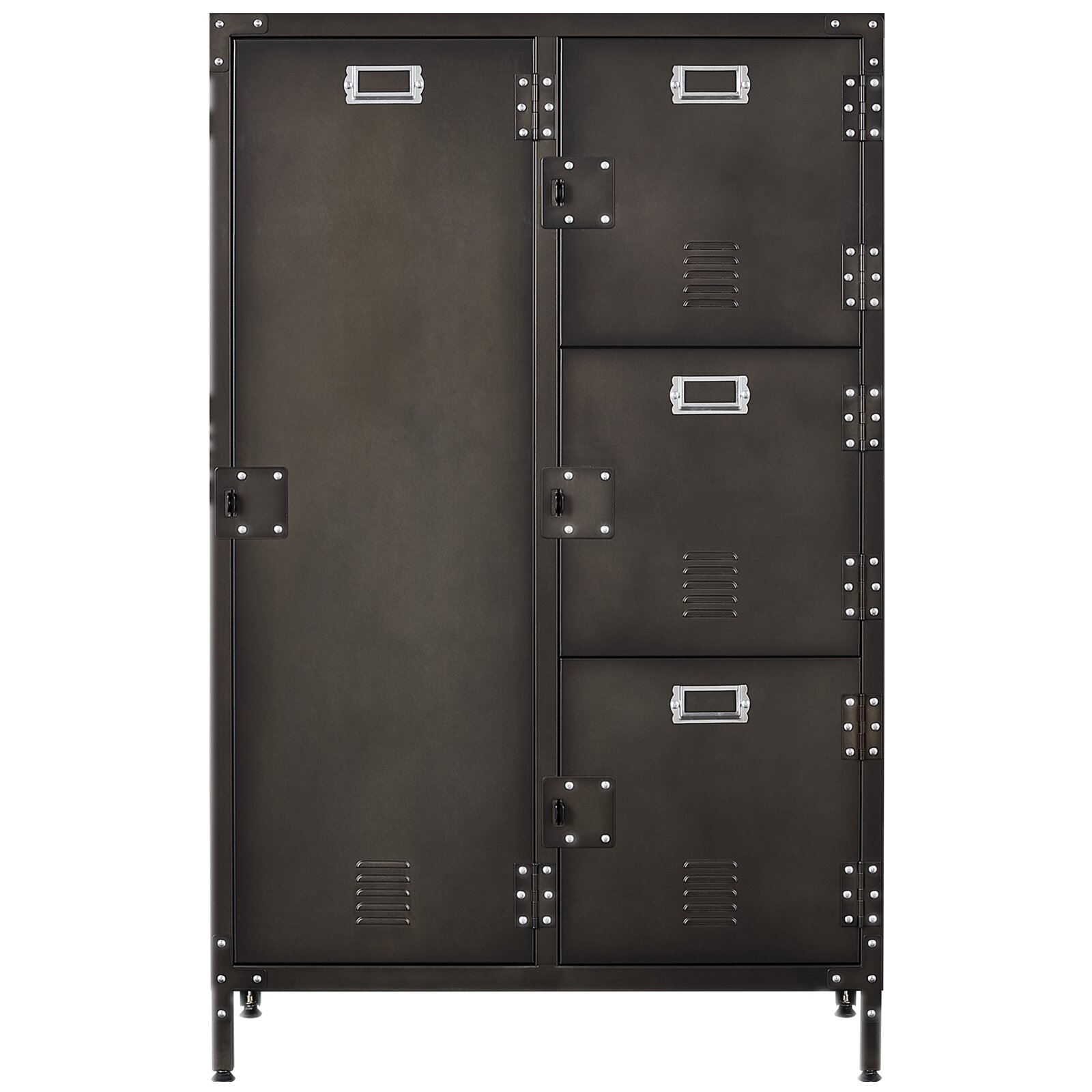 Gitane 29.5'' Wide 4 - Shelf Storage Cabinet