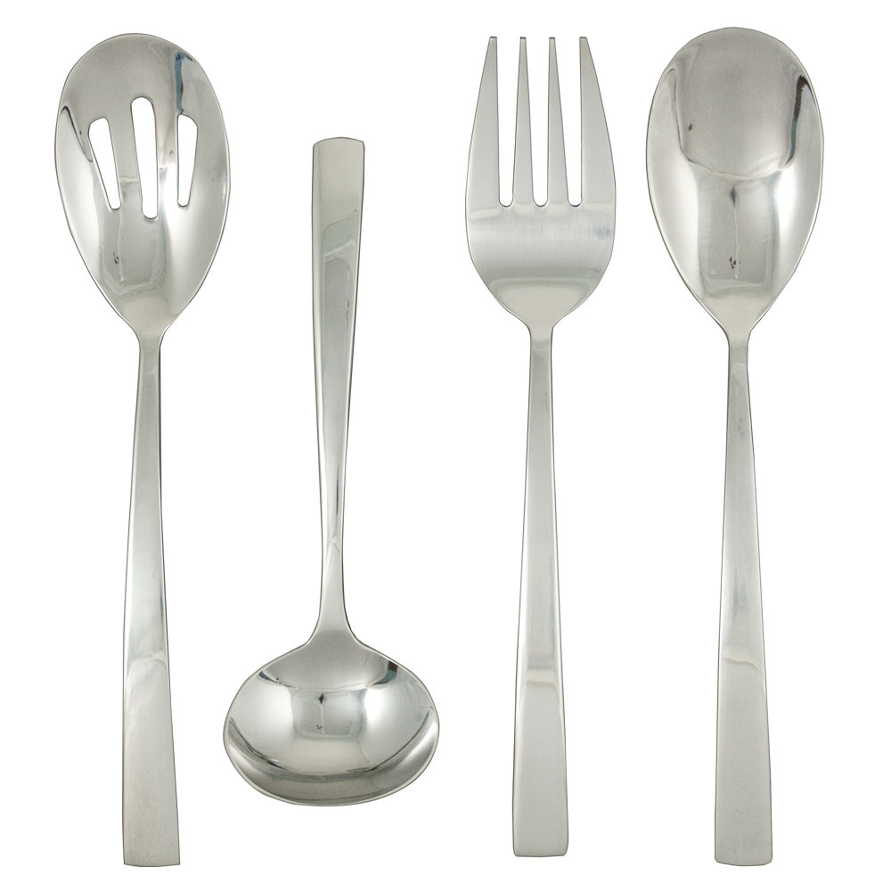 Symple Stuff Tunley 4 Piece Hostess / Serving Set & Reviews Wayfair