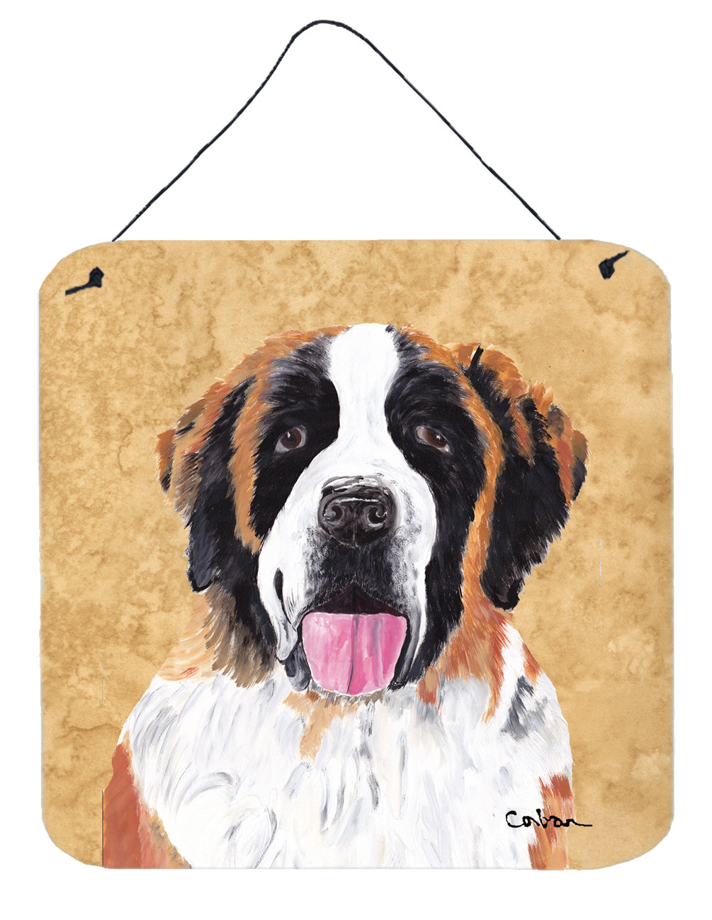 st bernard painting