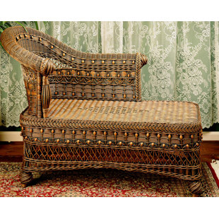 Go to store & view more images Yesteryear Wicker Classic Chaise Lounge