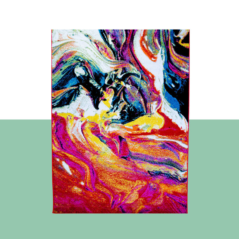 Hashtag Home Isaiah Multi Colored Rug Reviews Wayfair
