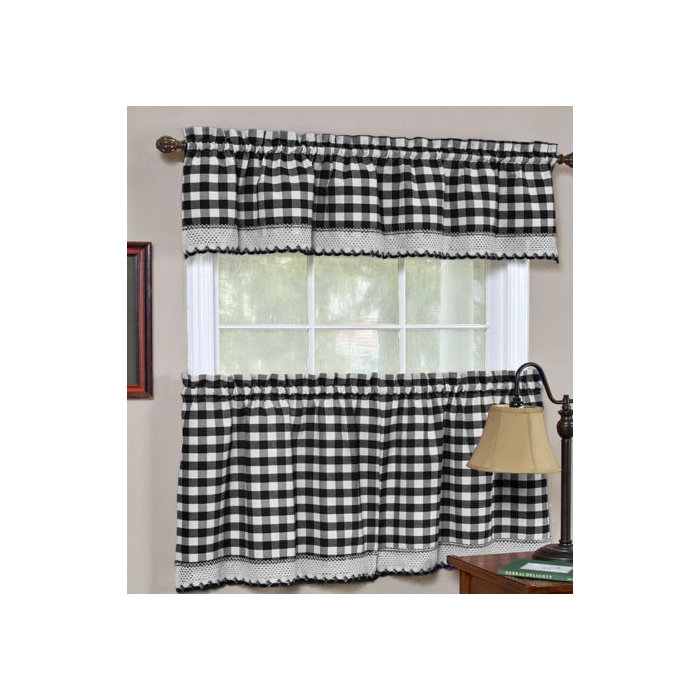 August Grove Souri 52 Kitchen Curtain Reviews Wayfair Ca