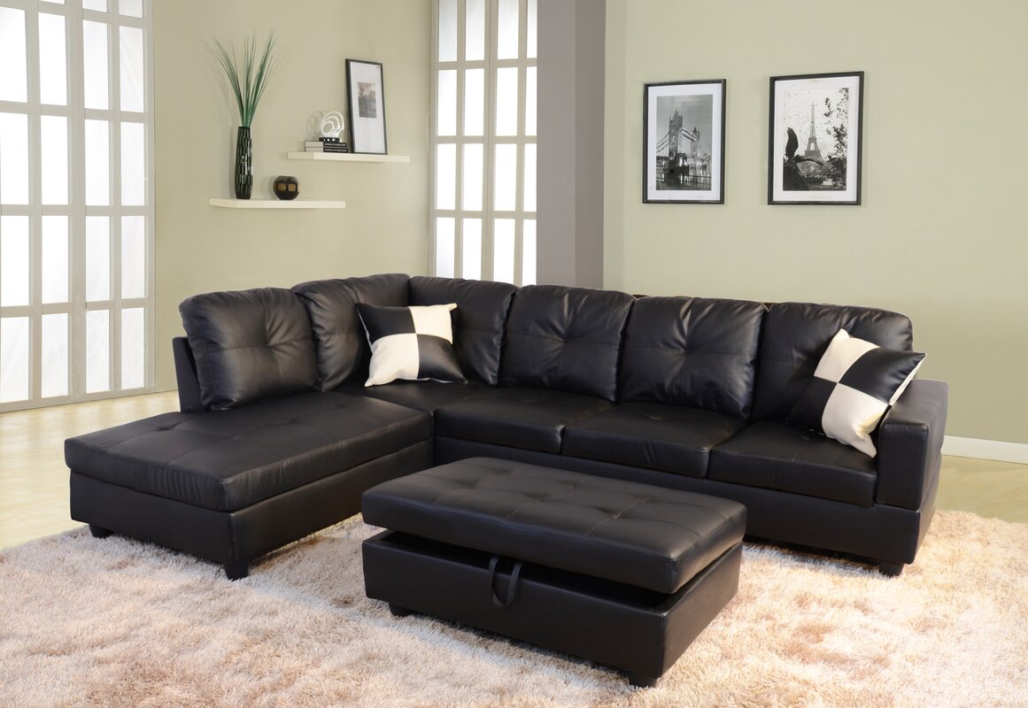 Russ Sectional with Ottoman