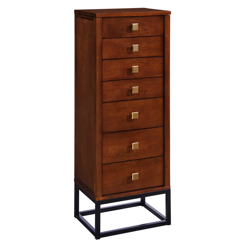 Bloomsbury Market Zumbrota Free Standing Jewelry Armoire With