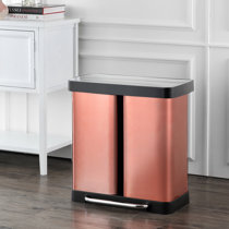 Wayfair | Pink Kitchen Trash Cans & Recycling You'll Love in 2022