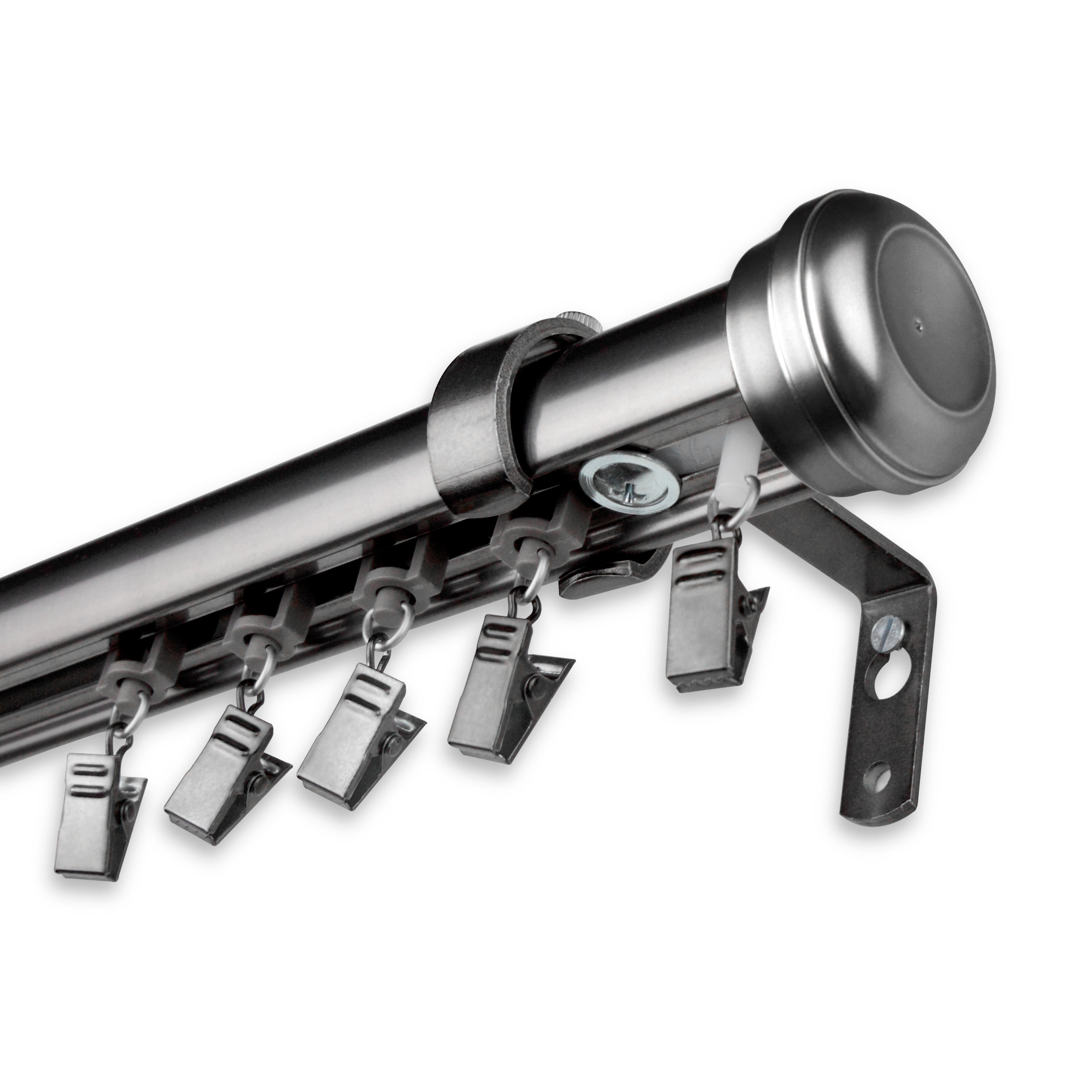 Brayden Studio Sewa Traverse Single Curtain Rod And Hardware Set Brayden Studio Sewa Traverse Single Curtain Rod And Hardware Set Reviews Wayfair
