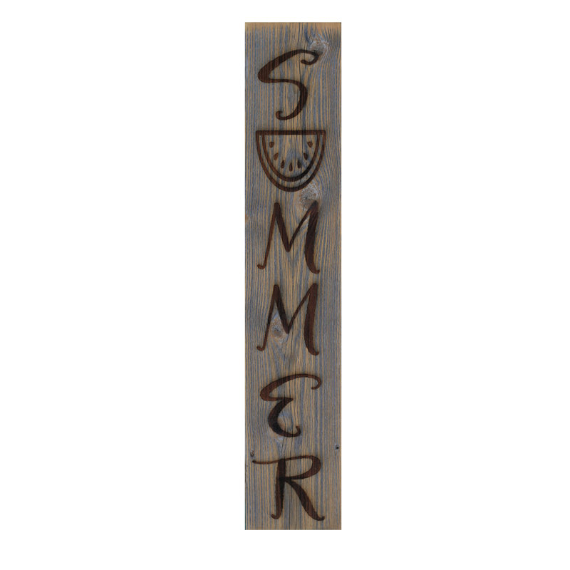 Highland Dunes Vertical Summer Sign Wall Decor Wayfair