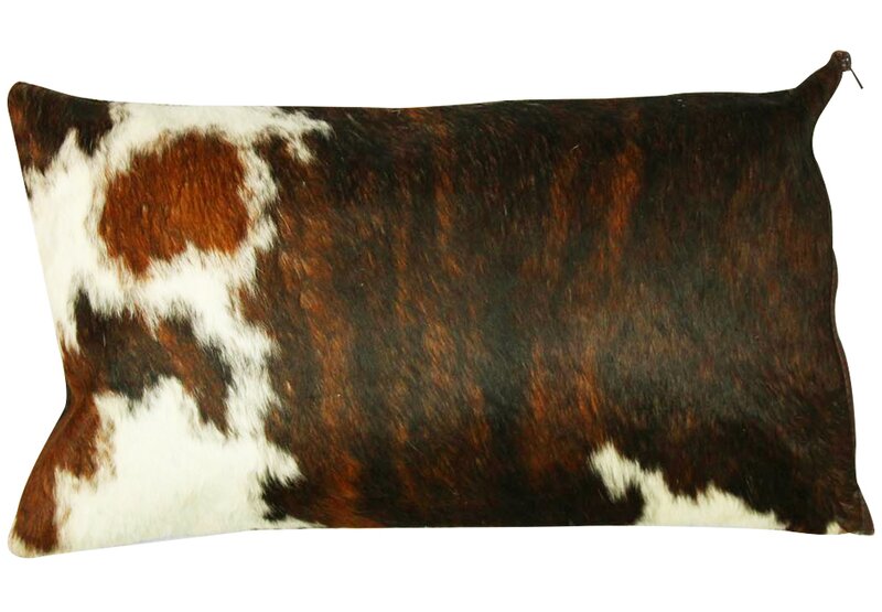 Rodeo Authentic Cowhide Lumbar Pillow Cover Reviews Wayfair Ca