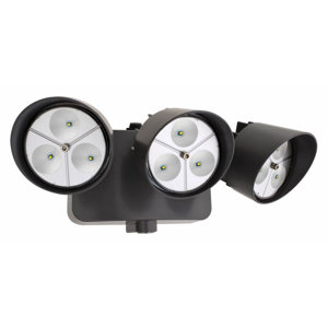 Dusk to Dawn 3-Light LED Outdoor Spotlight