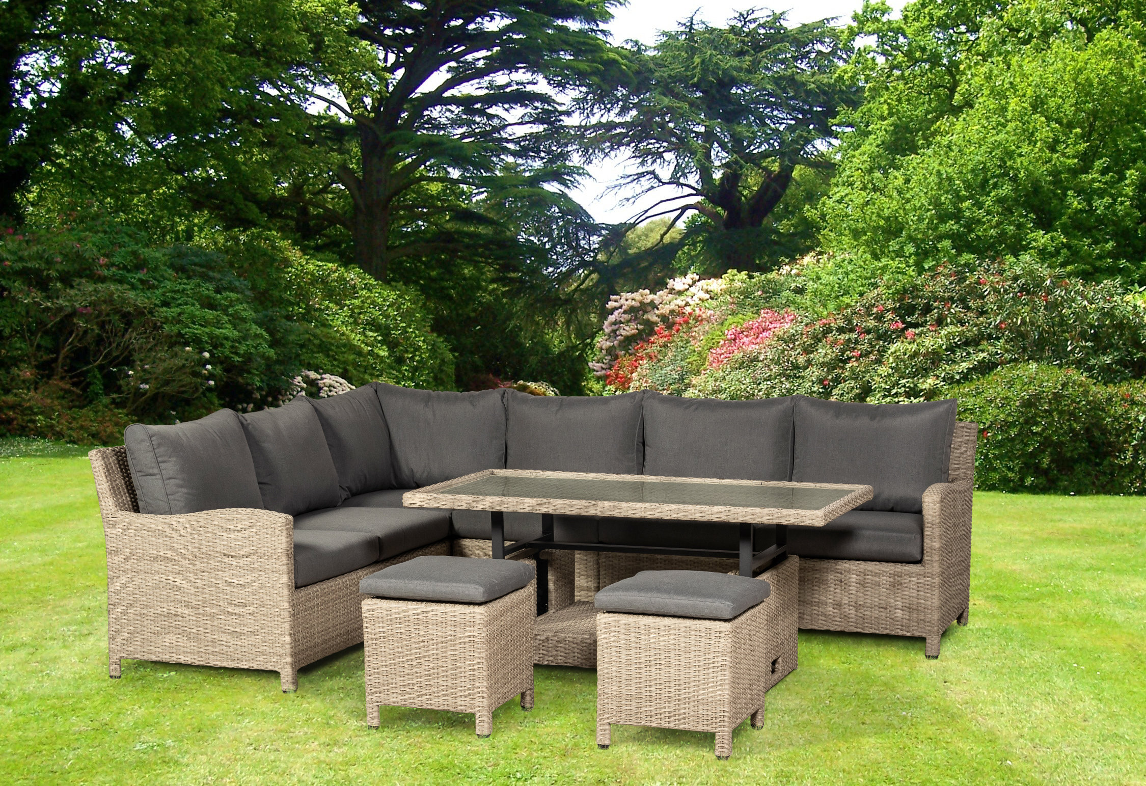 8 seater rattan furniture set