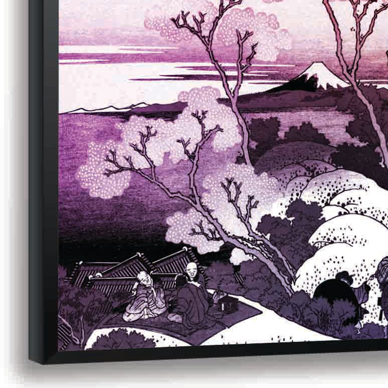 Vault W Artwork Mt Fuji Through The Cherry Blossoms By