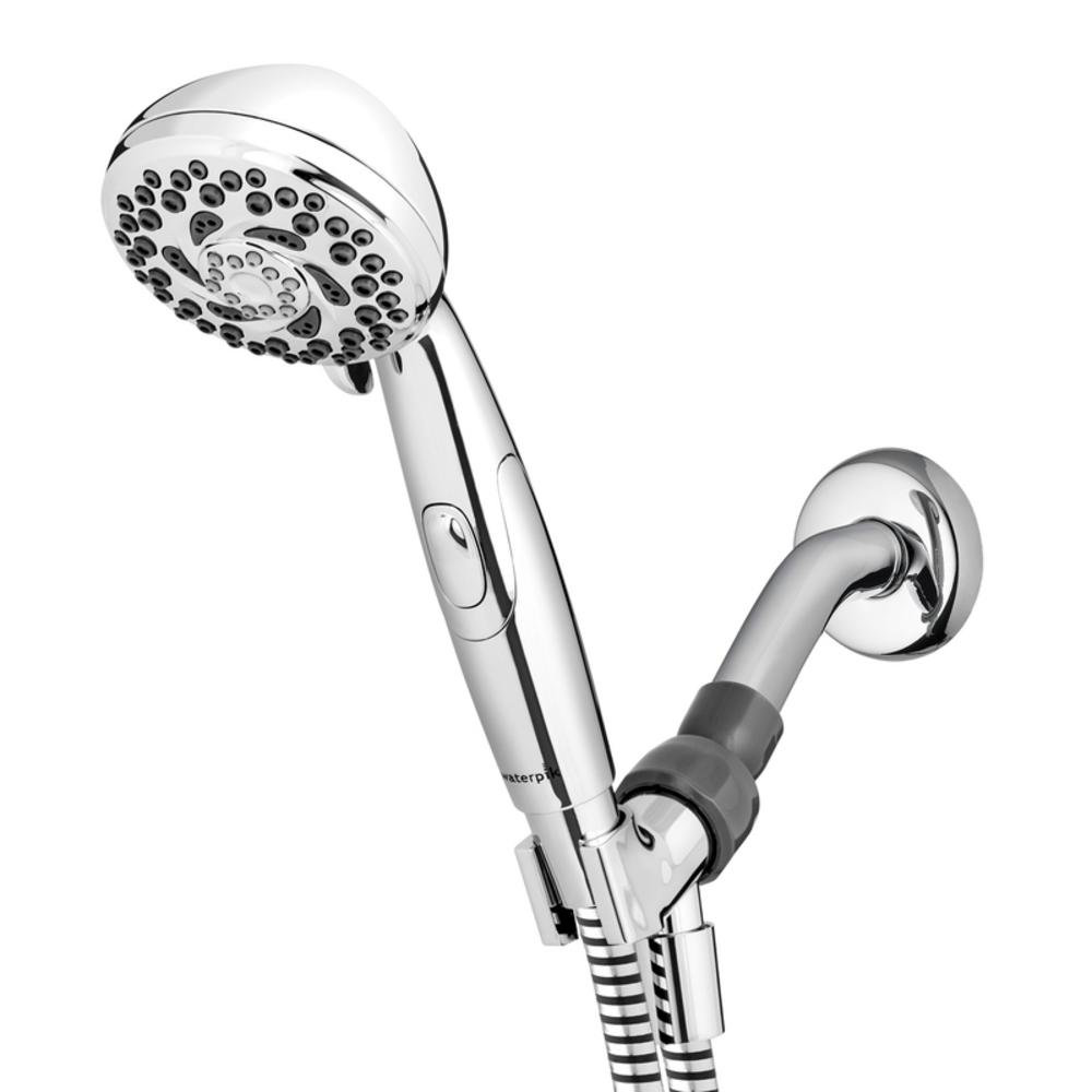 Waterpik NSL-603 Power Spray Flexible Shower Head 2.5 GPM Chrome flexible shower head;flex showerhead;shower fixtures;rain shower;waterpik shower heads;flex shower head;Shower head;Showerhead;Waterpick;Waterpik;flex;massage;  hotel shower; hotel shower hea 