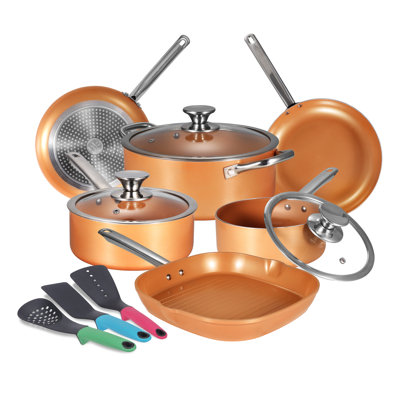 10 - Piece Non-Stick Aluminum Cookware Set