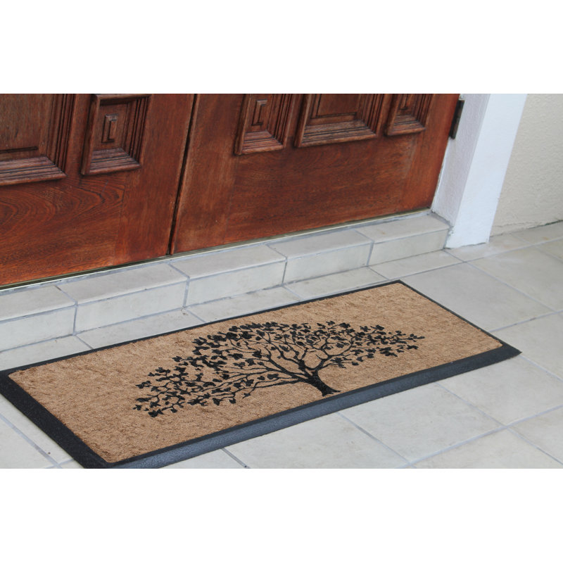Red Barrel Studio Kardos Hand Crafted Rubber Coir Life Of Tree Red Barrel Studio Kardos Hand Crafted