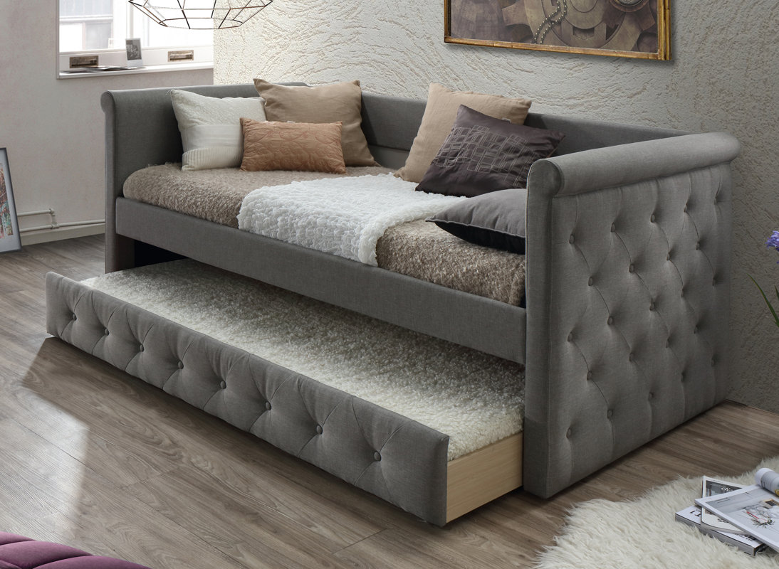 Baxton Studio Marea Daybed with Trundle