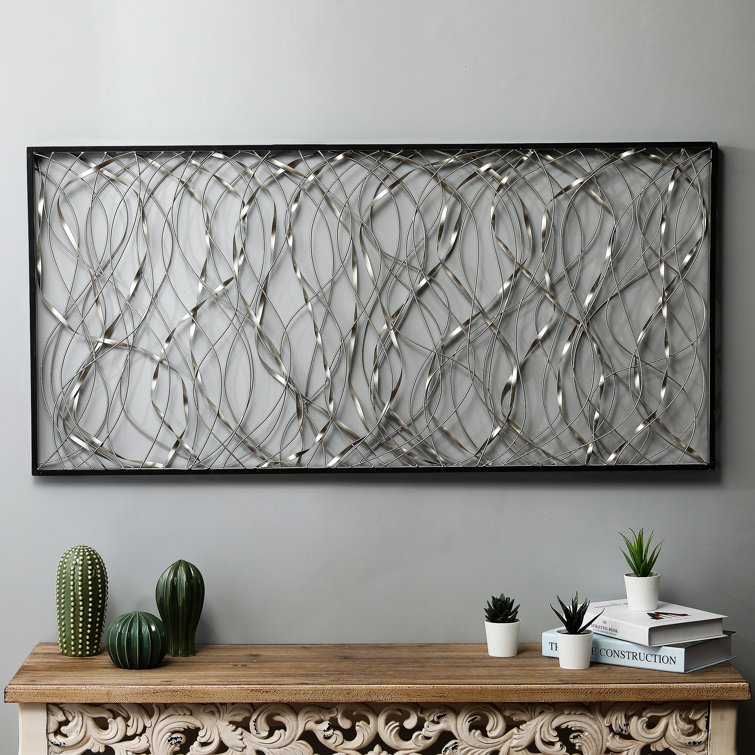 Mercury Row® Metal Infinity Rectangular Wall Décor & Reviews Wayfair