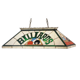Go to store & view more images Meyda Tiffany Billiard and Rack 6-Light Pool Table Light