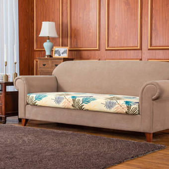 Rebrilliant Headrest Box Cushion Sofa Slipcover Reviews Wayfair