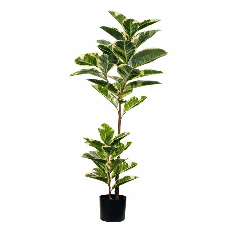 Ebern Designs Artificial Oak Tree in Pot & Reviews | Wayfair