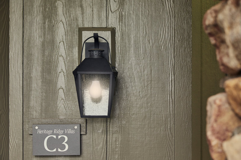 Cappiello 1 - Bulb Outdoor Wall Lantern Size: 11.5" H x 6" W x 7" D