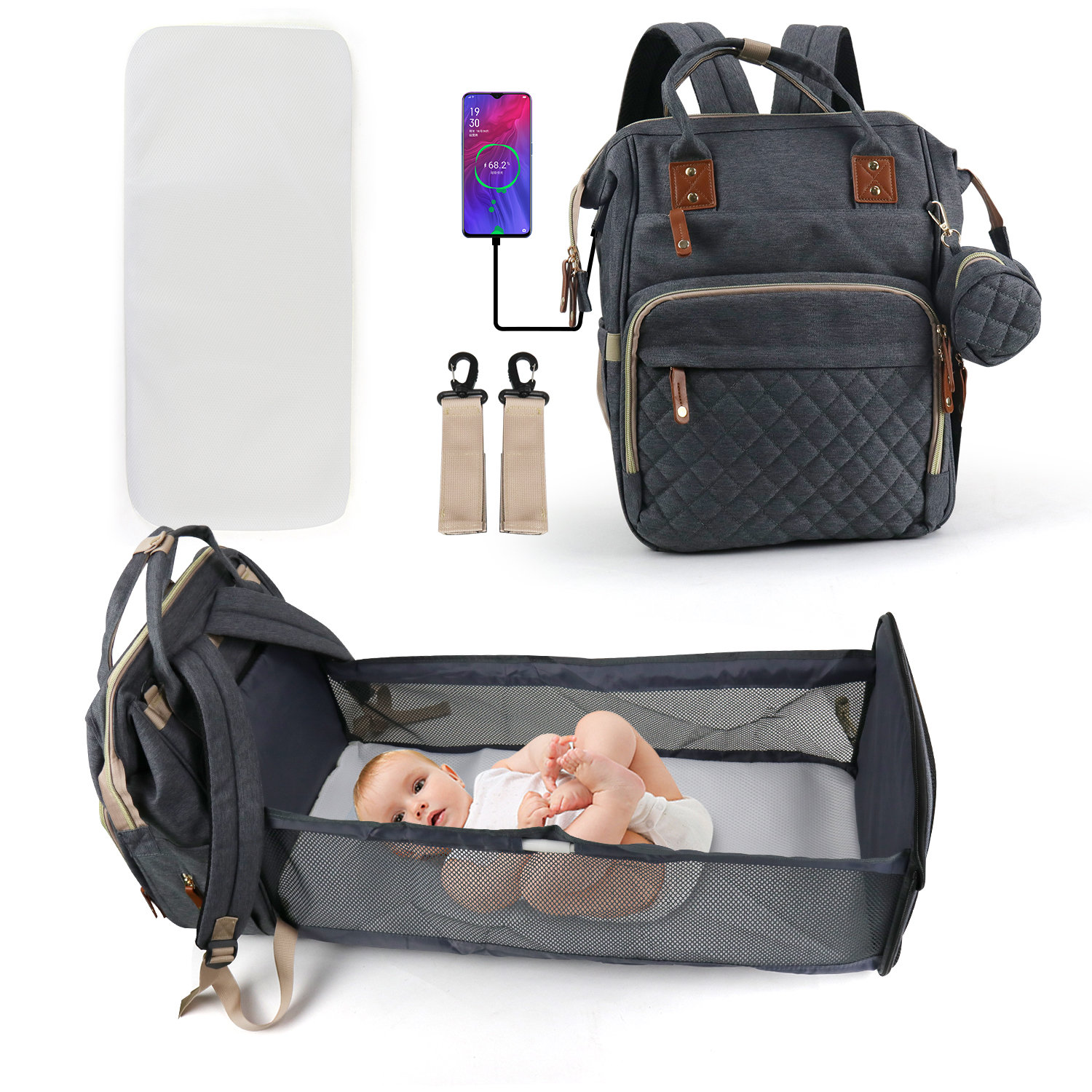 baby designer backpack