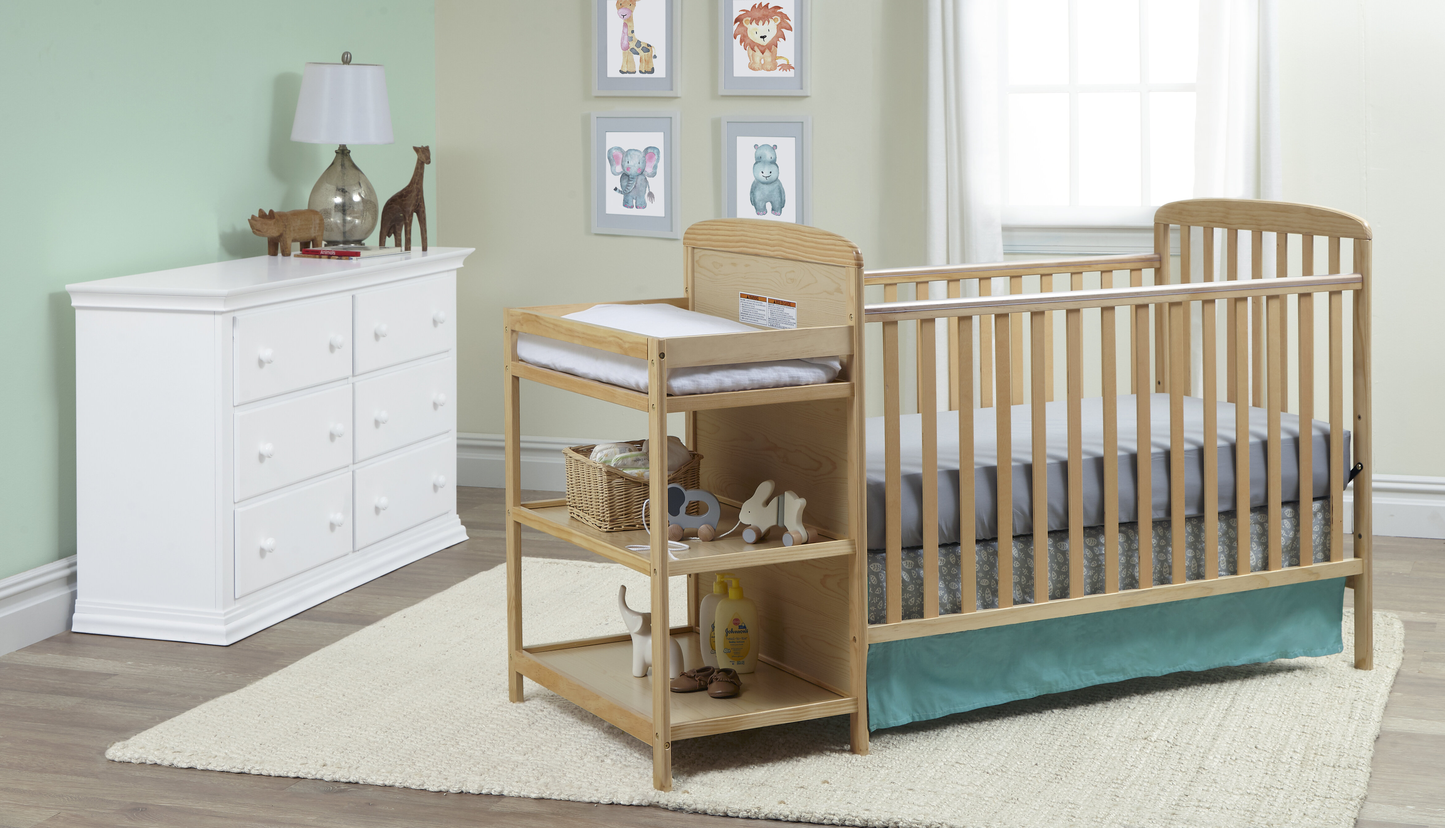 Suite Bebe Ramsey 3 In 1 Convertible Crib And Changer Wayfair