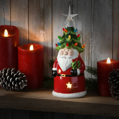 Santa with Christmas Tree Hat 