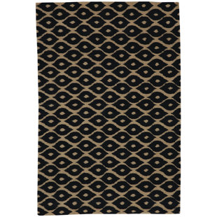 Black Friday Rugs Wayfair Bella Hand Woven Black Tan Area Rug