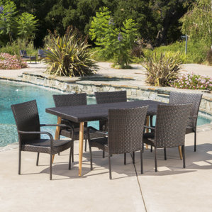 Outdoor Wicker Table And Chairs wicker patio dining sets - wicker patio furniture | wayfair Outdoor Wicker Table And Chairs wicker patio dining sets - wicker patio furniture | wayfair