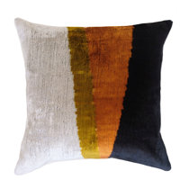 designer silk throw pillows