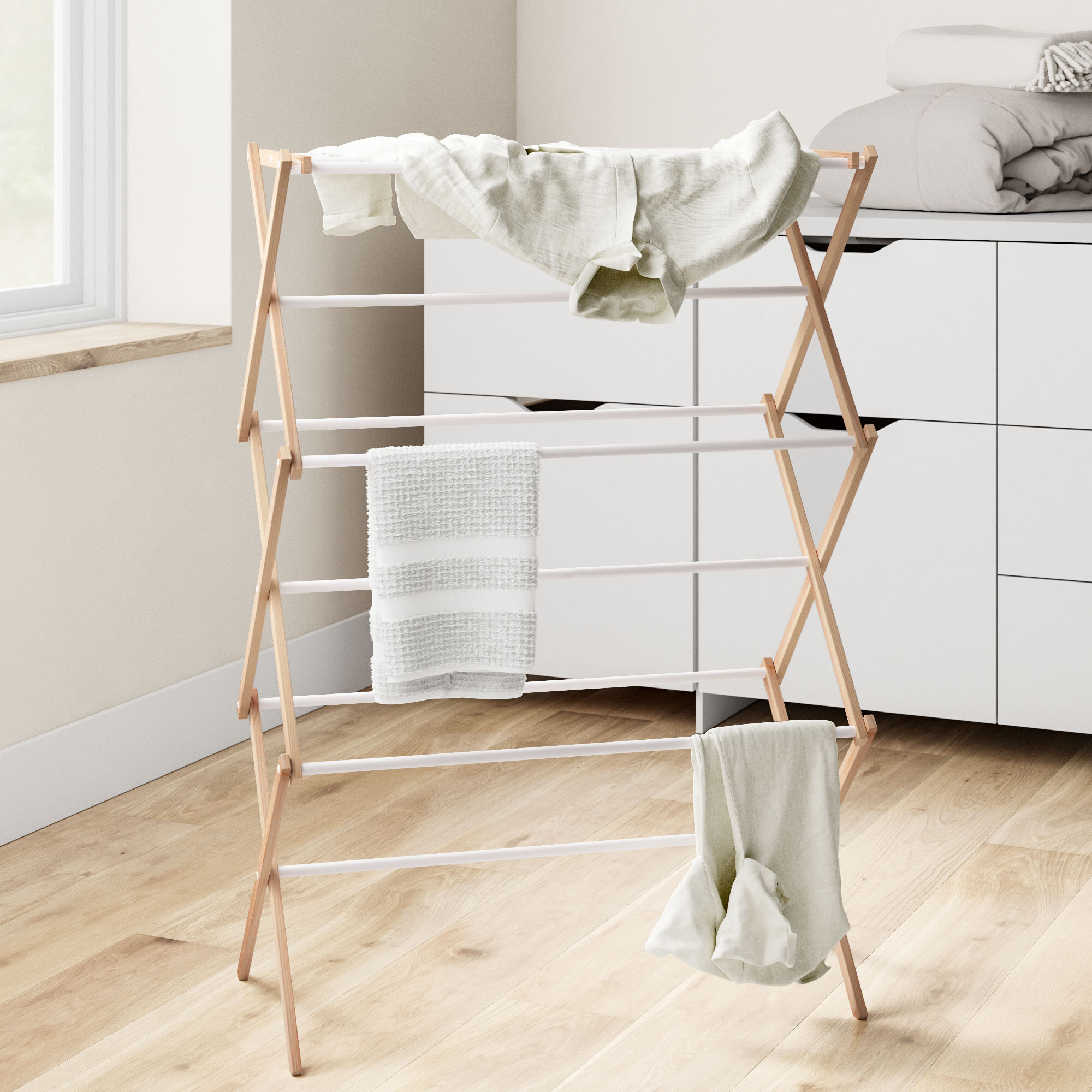 Dotted Line™ Folding Drying Rack & Reviews | Wayfair