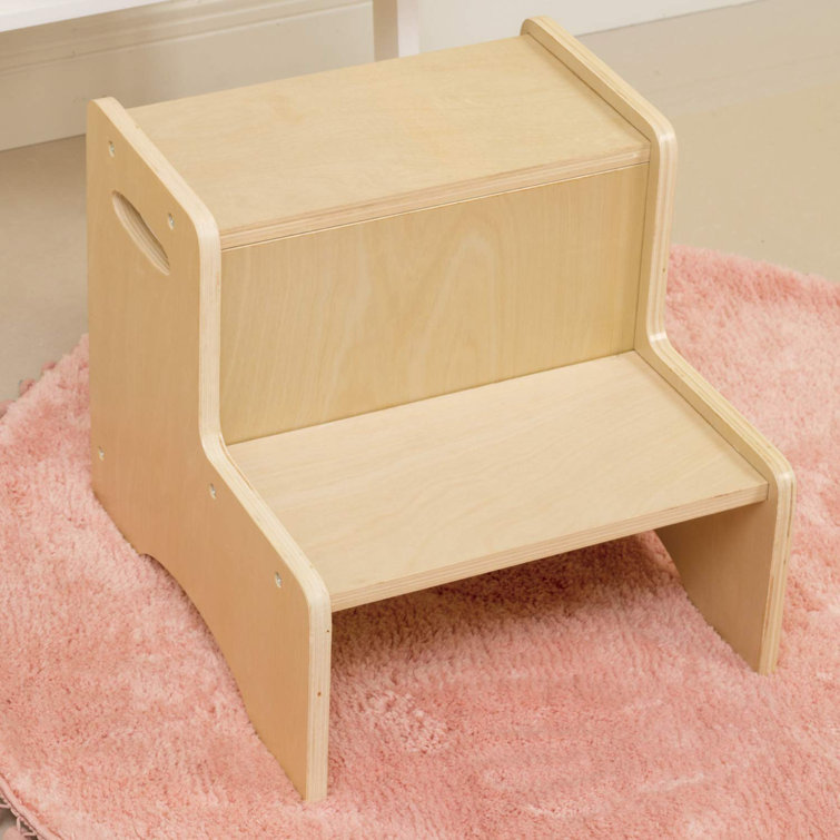 bed step stool with handle