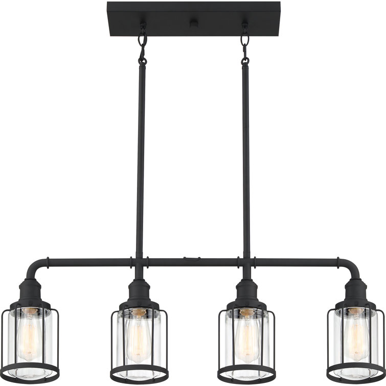 Leyden 4 - Light Kitchen Island Linear Pendant