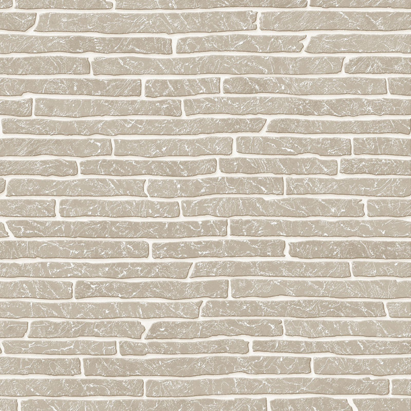 East Urban Home Towcester 10m L X 52cm W Brick 3d Embossed Roll