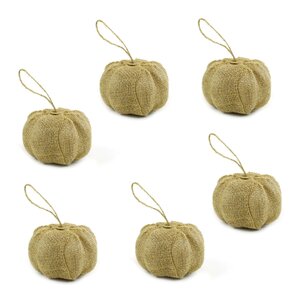 Burlap Pumpkin (Set of 6)