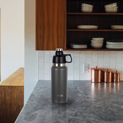 Brand Thermo Canteen 43 oz Stainless Steel Travel Mug CTG Color Gray