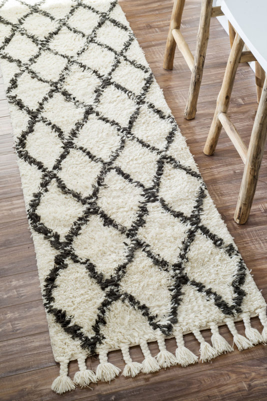 Langley Street Twinar Hand Knotted Wool Off White Dark