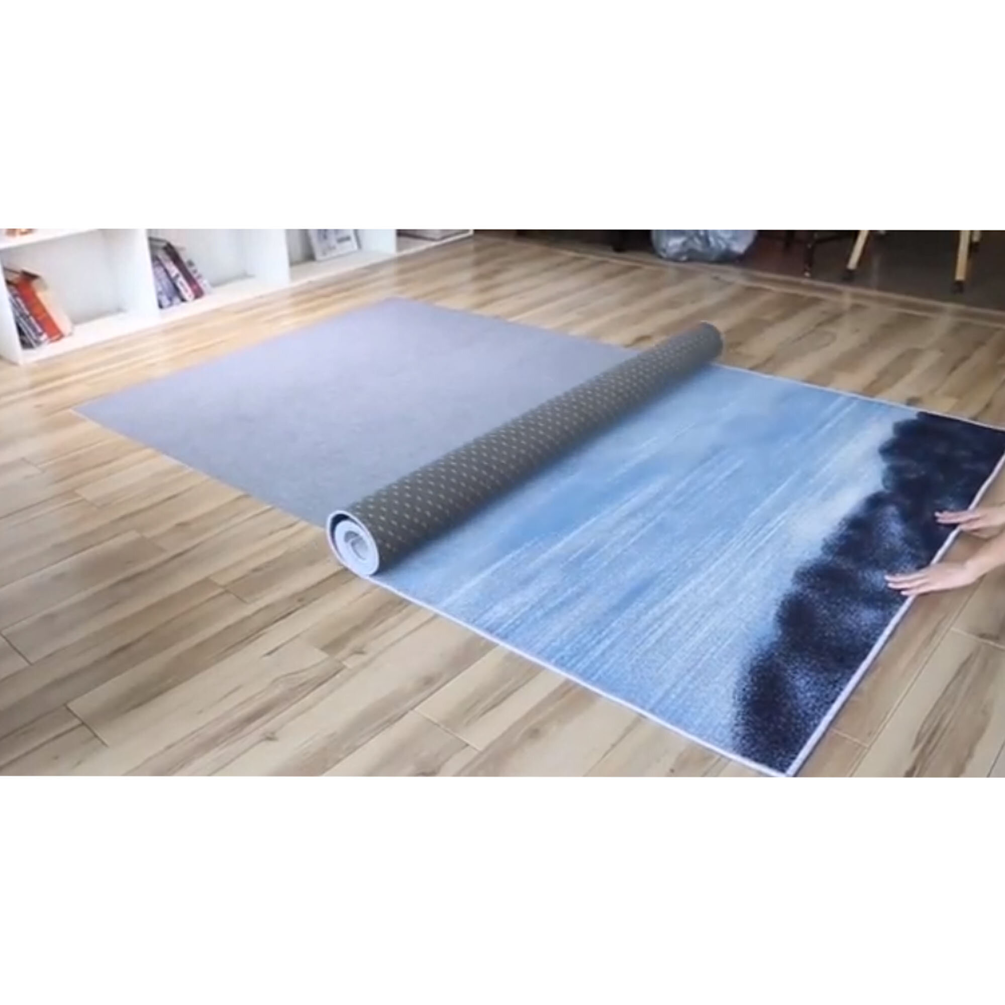 are polyester rugs safe for vinyl floors