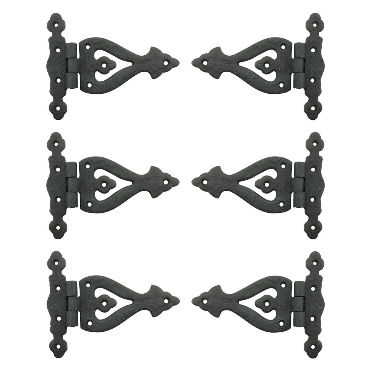 Hand Crafted Colonial Style Wrought Iron Closet Latch Set | The Kings Bay