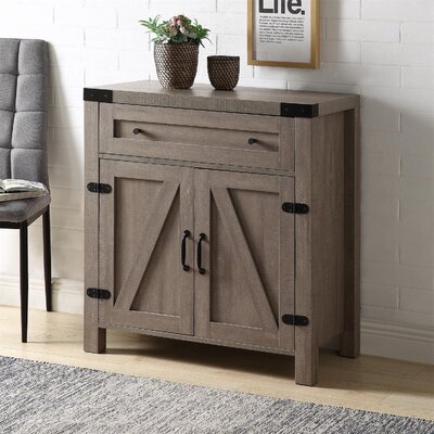 Gracie Oaks 30 Console Table  Color: Old Wood Gray