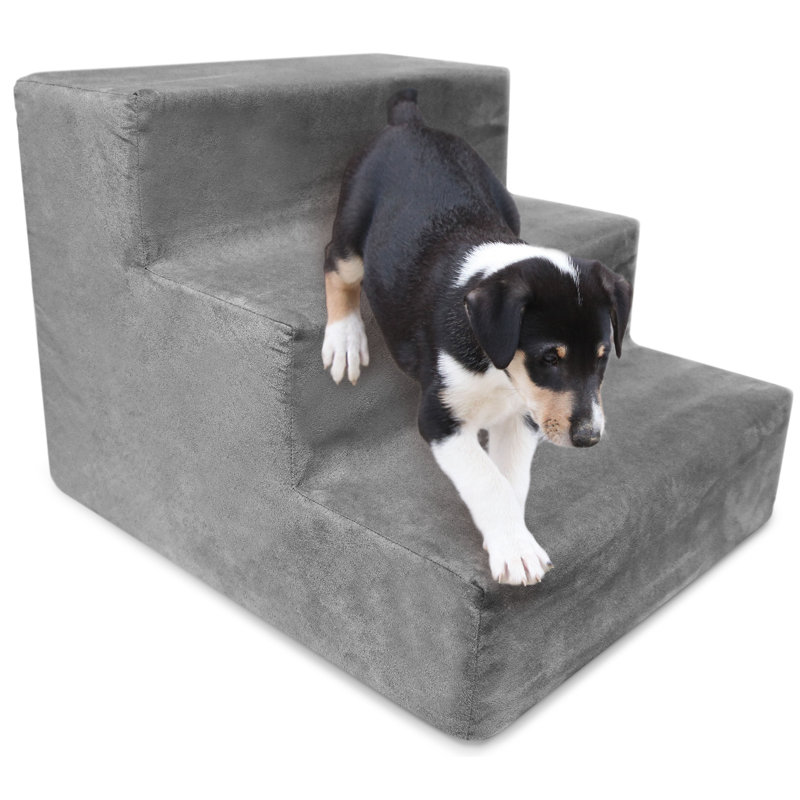 Tucker Murphy Pet Hostetler High Density Foam 3 Steps Pet Stairs Reviews Wayfair