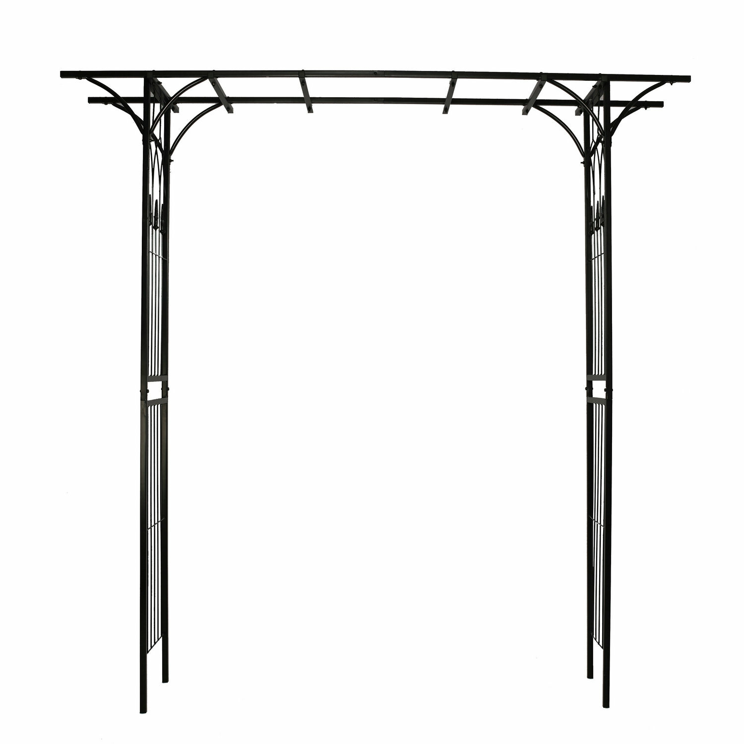 1. GO Garden Arched Steel Arbor & Reviews | Wayfair