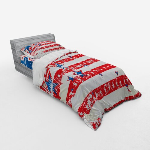 East Urban Home American Flag Duvet Cover Set Wayfair