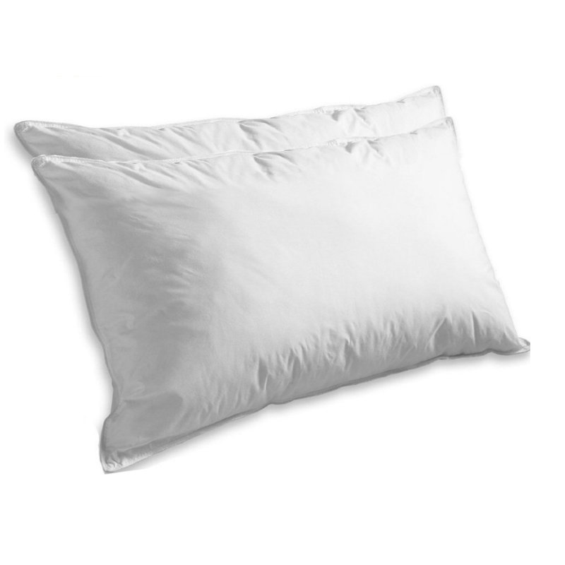 Alwyn Home Hanover Super Soft Luxurious Goose Feathers Medium Down Blend Bed Pillow Reviews Wayfair