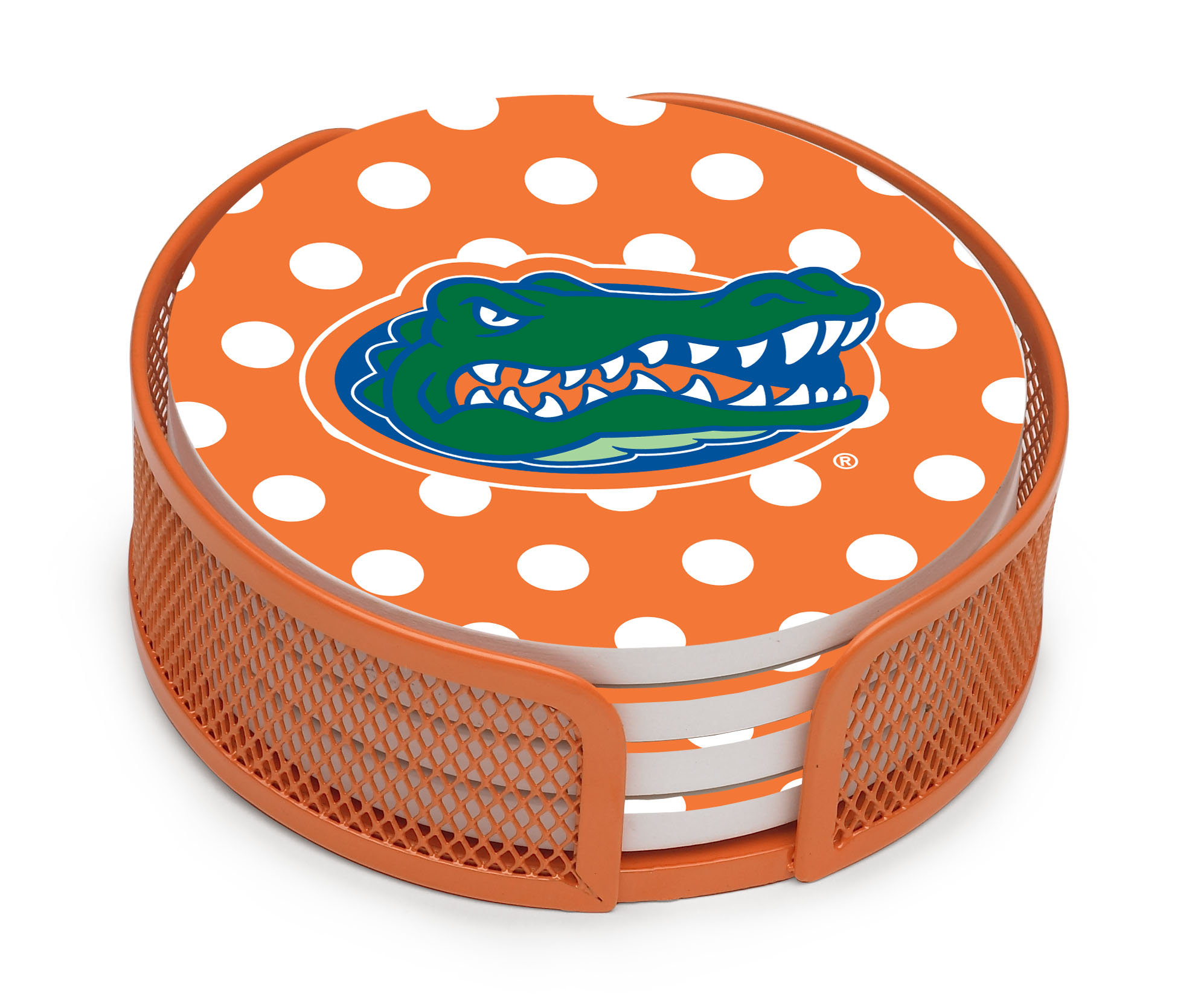 Thirstystone University Of Florida Dots Collegiate Gift Set 5 Piece Coaster Set With Holder Wayfair
